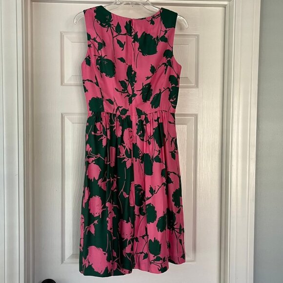 Boden silk-blend floral dress, 4R, sleeveless, Sylvia - Picture 2 of 4
